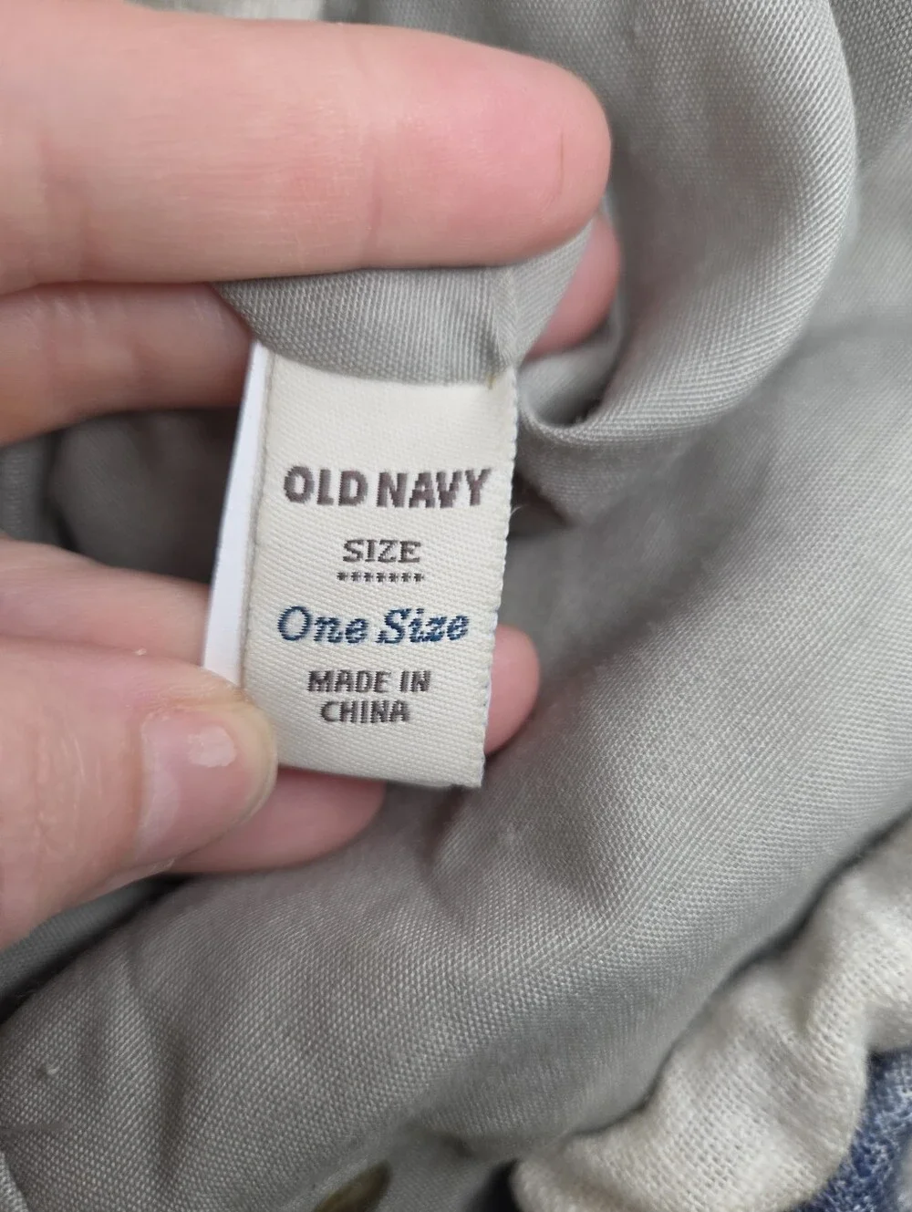 Old Navy Blue Gray Tie Dye Hobo Style Bag Purse